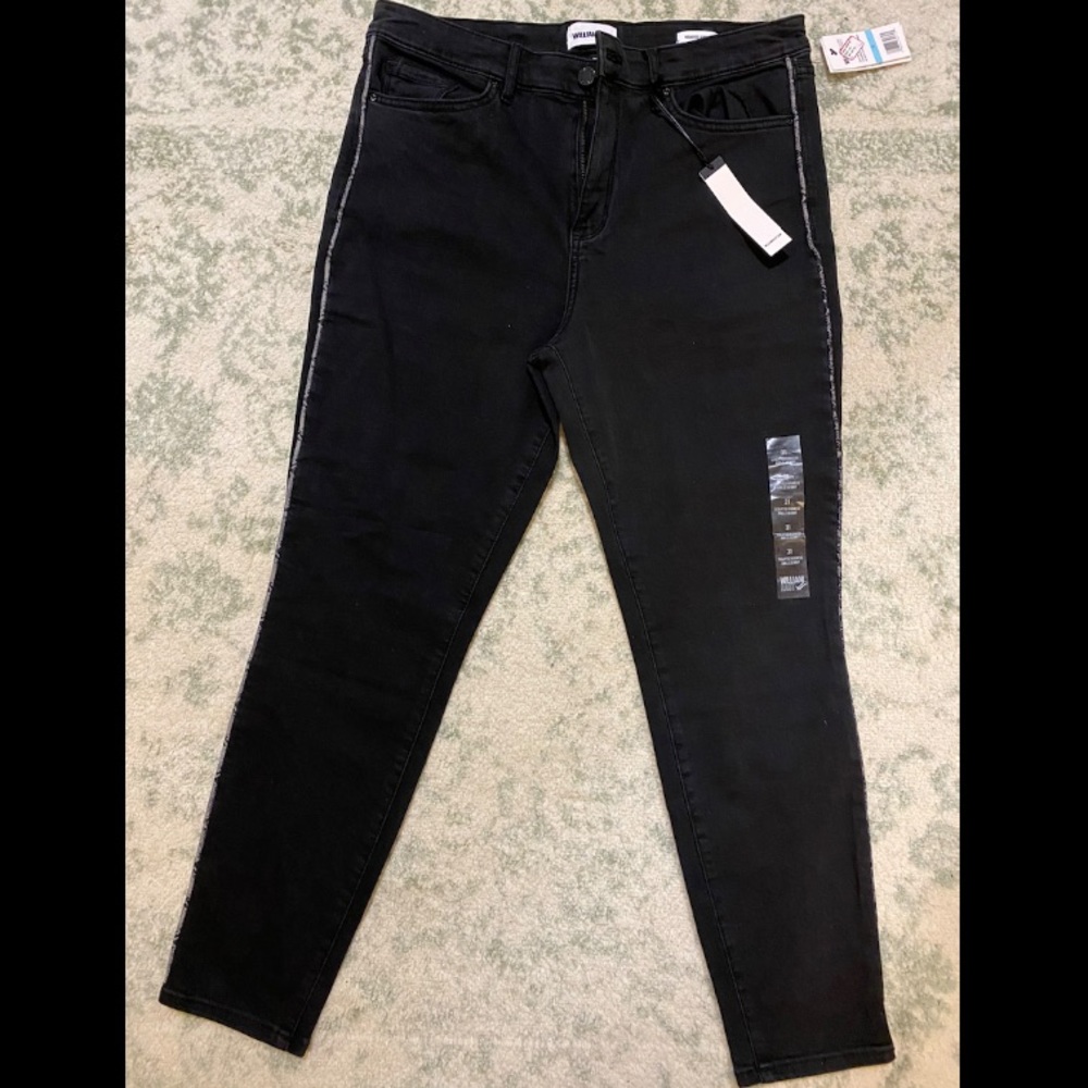 William Rast Sculpted high-rise ankle skinny Jeans